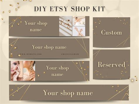 Etsy banner template.Etsy banner design.Canva.Etsy banner | Etsy