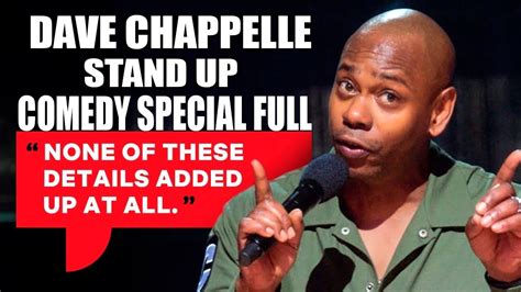 Dave Chappelle Stand Up Comedy Special Full - YouTube