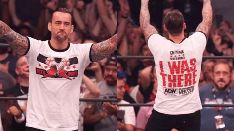 Le t-shirt 'Best in The World et 'I WAS THERE' porté par CM Punk dans ...