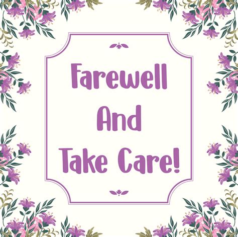 Free Printable Farewell Cards