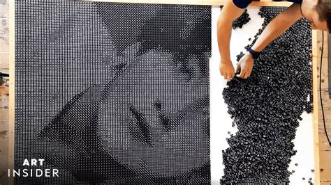 Mosaic Portraits Made From Dice | Insider Art - YouTube