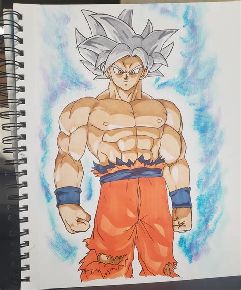 Goku Ui Drawing Sketch