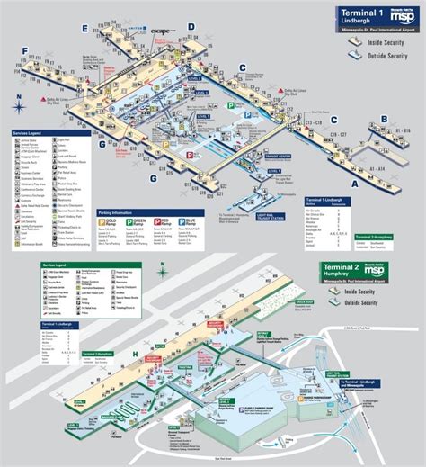 Minneapolis St Paul Airport Map - Maping Resources