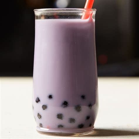 Taro Tea with Tapioca Pearls Recipe