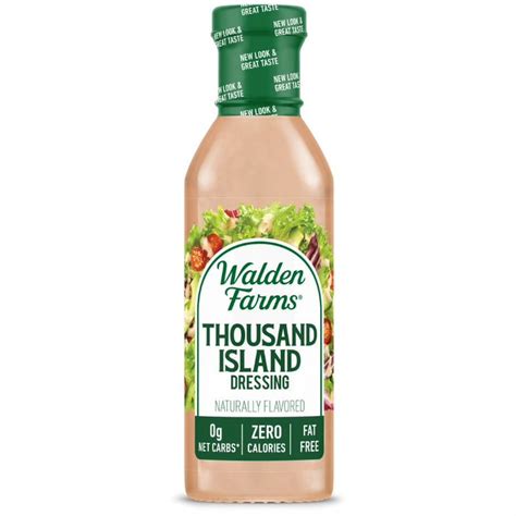 Walden Farms Thousand Island Dressing, 12 oz. Bottle, Fresh and ...