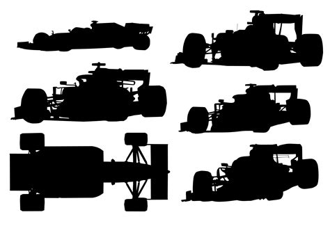 F1 Race Car Silhouette