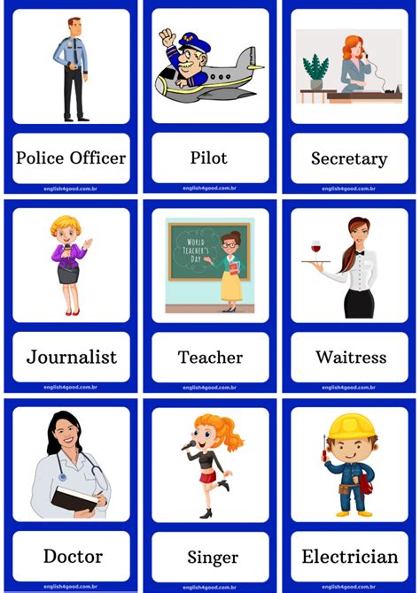 Jobs Flashcards Download