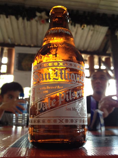 San Miguel Beer - First beer after we touched down. Tacloban, Leyte ...