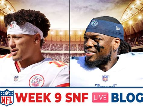 NFL Week 9 Sunday Night Football: Live score updates, injury report ...