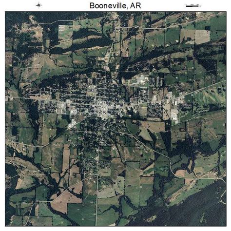 Aerial Photography Map of Booneville, AR Arkansas