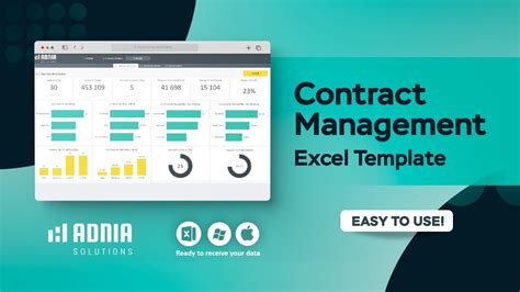 Contract Management Template Excel Free Download