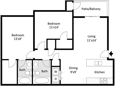 1 - 2 Bed Apartments - Check Availability | Willow Creek