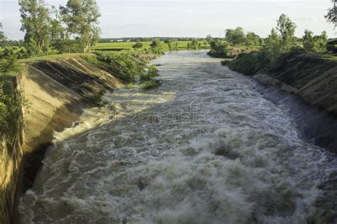 Floodgate stock image. Image of relief, environment - 168412073