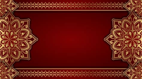 simple background with gold ornament border 14049919 Vector Art at Vecteezy