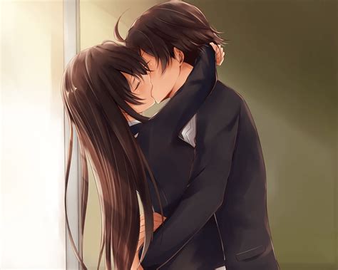 80+ Couple Anime Wallpaper Kiss Anime | Benedict Shanelle