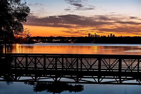 White Rock Lake, Dallas, at sunset! : r/texas