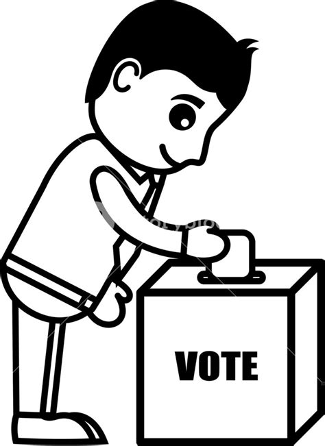 Voting - Cartoon Office Vector Illustration Royalty-Free Stock Image ...