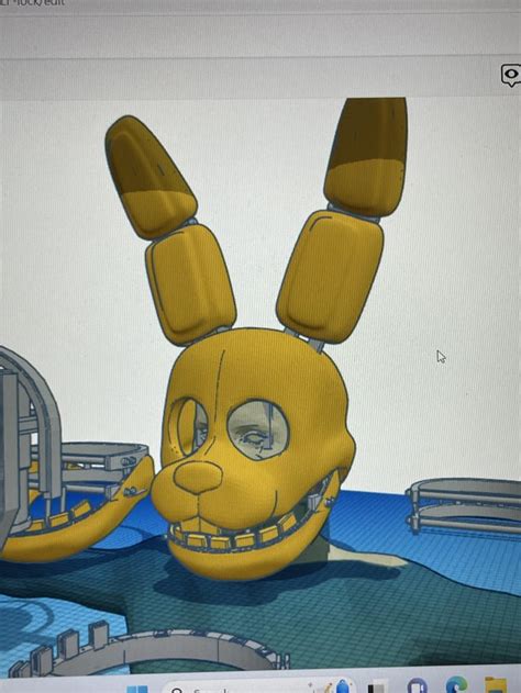 The Silver eyes Spring Bonnie mask!! : r/fivenightsatfreddys