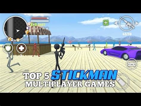 Top 5 Stickman multiplayer games for Android via Wi-Fi - YouTube