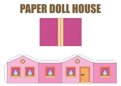 Paper Doll House Template