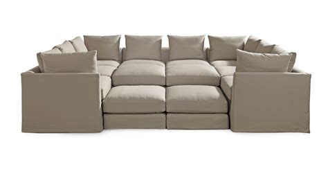 Dr. Pitt Sectional- pit style sectional. Great for family hang out or ...