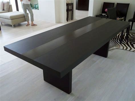 Black And Wood Dining Table - Design Ideas