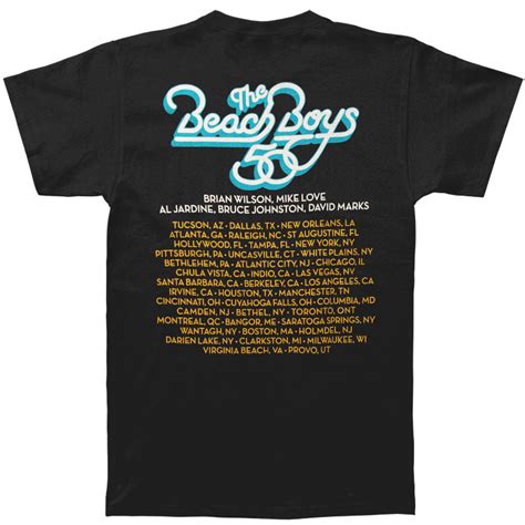 Beach Boys 50th Anniversary Tour T-shirt 274245 | Rockabilia Merch Store