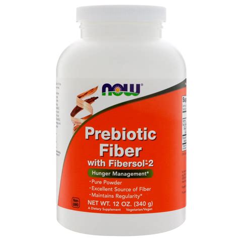 NOW Foods, Prebiotic Fiber with Fibersol-2, 12 oz (340 g) | Now foods ...