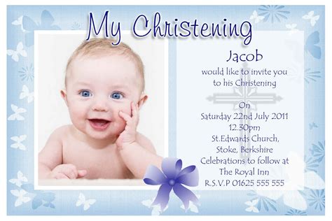 Christening Invitations Template • Business Template Ideas