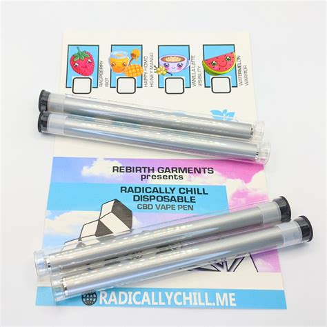 CBD Vape Pens – 125mg CBD Isolate (Disposable) – Radically Chill