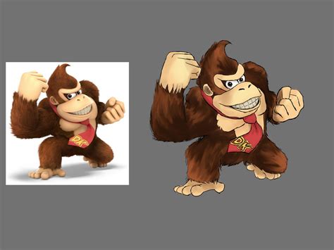 SUPER SMASH BROS CHARACTER FANART 2: DONKEY KONG by Mysterious-Mortis ...