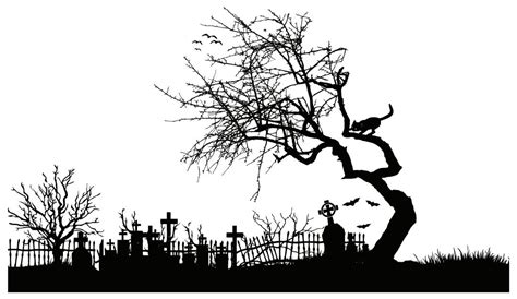 Grave Silhouette Clip Art - CreateMePink | Silhouette clip art ...