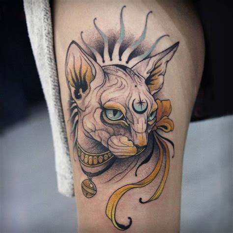 Resultado de imagem para cat tattoo | Tatuaje gato egipcio, Tatuajes de ...