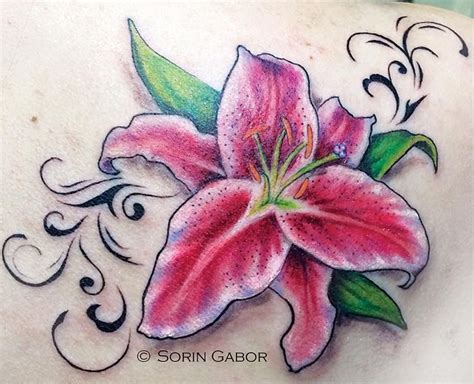 stargazer tattoo - Google Search Tiger Lily Tattoos, Lily Flower ...