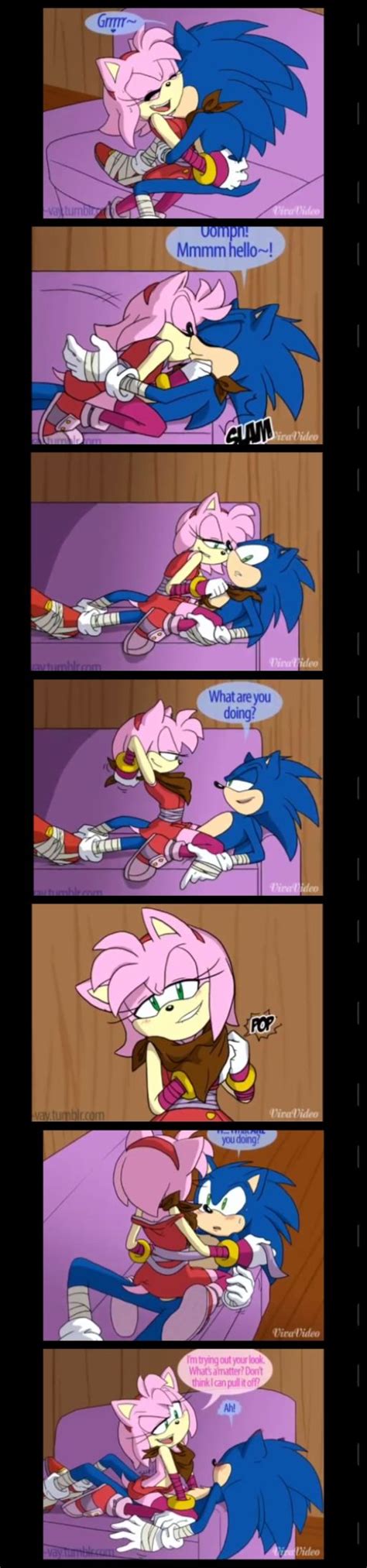 NO COMMENT (I love Sonamy but thats.. you know :P ) | Sonic funny ...