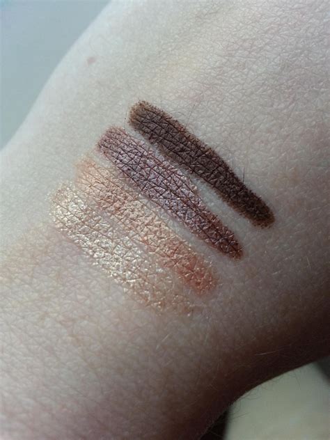 Laura Mercier Caviar Stick swatches: cocoa, amethyst, rosegold, and ...