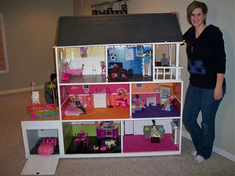 the coolest barbie house ever! | Diy barbie house, Barbie doll house ...