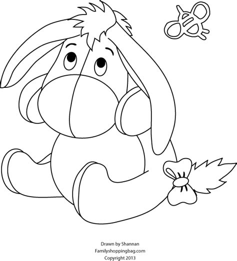 Winnie The Pooh And Eeyore Coloring Pages