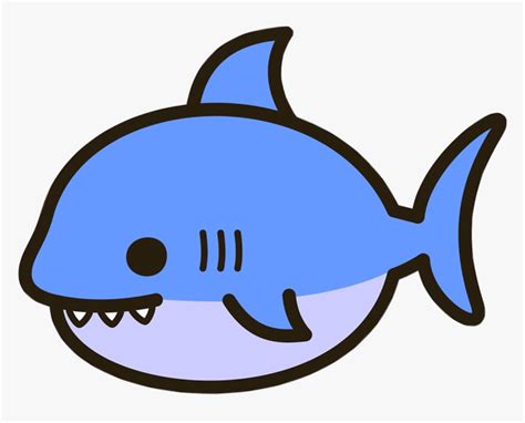 Easy Shark Clipart Images