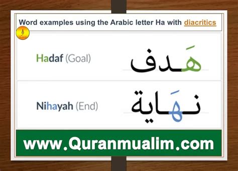 Ha (ھ)- Arabic Alphabets in English – QuranMualim - Quran Mualim