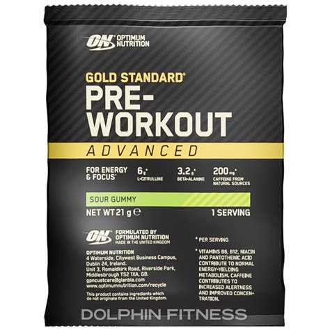 Optimum Nutrition Gold Standard Pre-Workout Advanced 1 Serving Sample