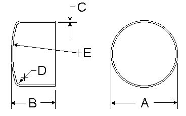 Dimensions - Molded Crucibles from Pyromatics