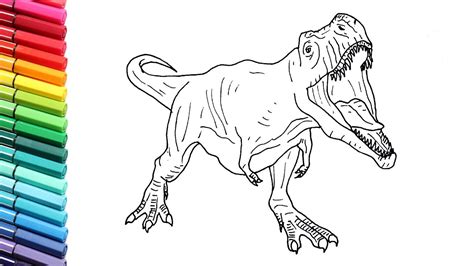 Dinosaur Jurassic World Camp Cretaceous Coloring Pages Enter the world ...