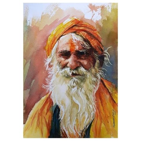 Sadhu Portraits - Artwork For Sale - CraftTatva.com