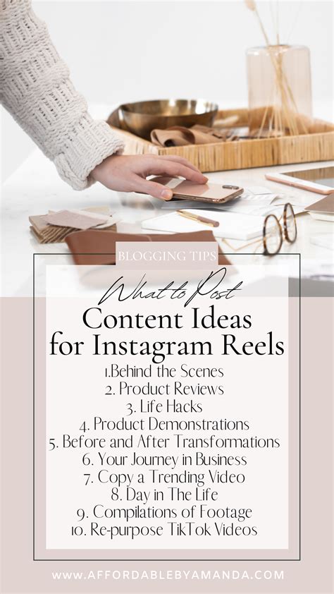 20 Content Ideas for Instagram Reels in 2021 - Affordable by Amanda