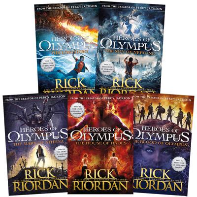 Heroes Of Olympus: Complete Series Box Set 5 Books - Bookstation