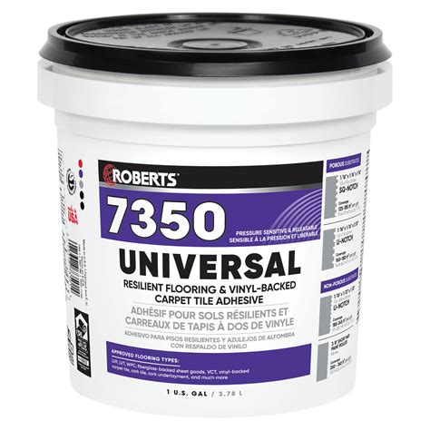 Buy ROBERTS 7350-1 1 Gallon Universal Vinyl Flooring Adhesive, Off ...