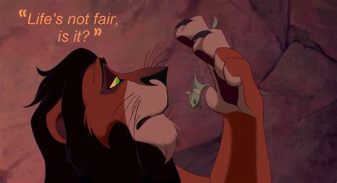 Scar, The Lion King. Because, his voice. | Disney movie quotes, The ...