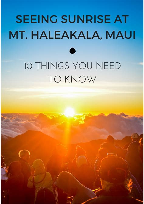 Mount Haleakala Sunrise, Maui: What You Need To Know Before You Go