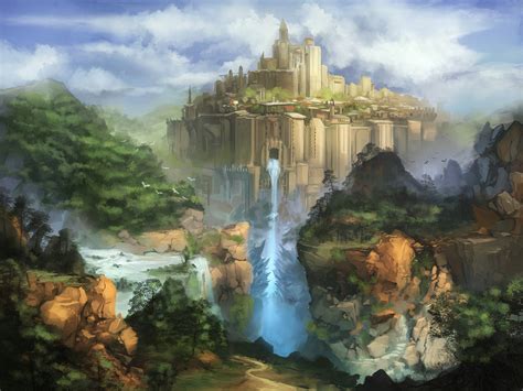 Fantasy castle by N7U2E on DeviantArt